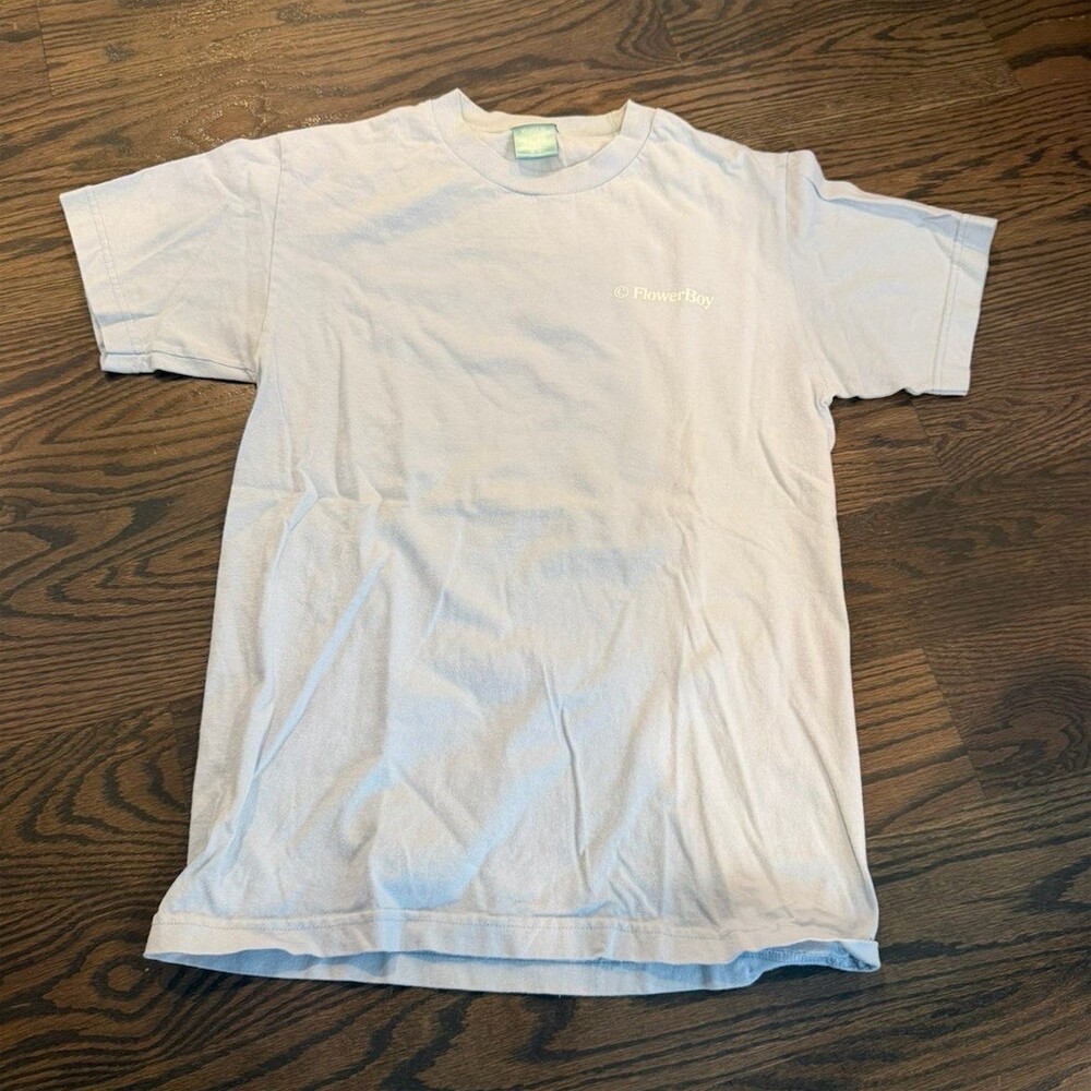 GOLF Wang T-Shirt Men's Size S Light Blue Save the Bees Graphic Crewneck
